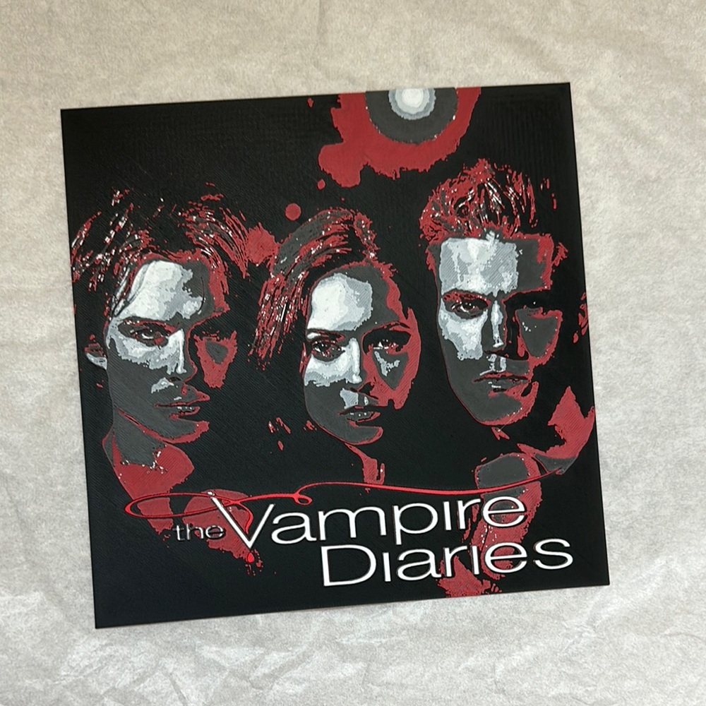 The Vampire Diaries 3D printed